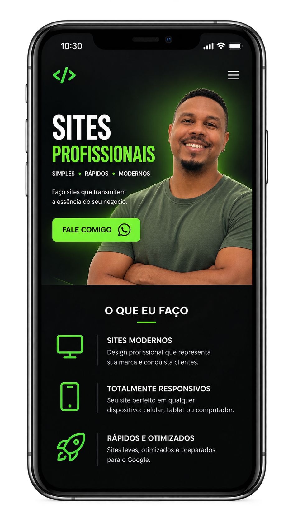Fábio Araújo, desenvolvedor de sites